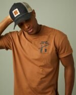 Tims Trucker Hat - Denim/Maple - Image 3